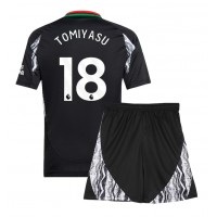 Camisa de time de futebol Arsenal Takehiro Tomiyasu #18 Replicas 2º Equipamento Infantil 2024-25 Manga Curta (+ Calças curtas)